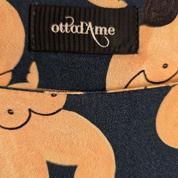 Ottod'Ame Anthropologie Nude Lady Dress Size 6 - Picture 3 of 5